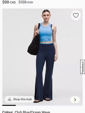 LULULEMON Align Super High Rise Side Slit Flared Pants